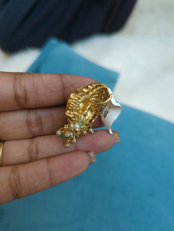 Antique Nakshi Pendant - Vz, Green