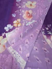 Pure Georgette Embroidery  - Seance