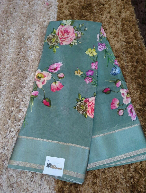 Pure Crepe With Satin Border  - Willow Grove 10