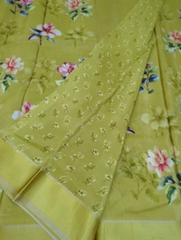 Pure Crepe With Satin Border  - Turbo 11