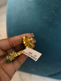 Premium Jadua Kundan Chand Bali - Vz
