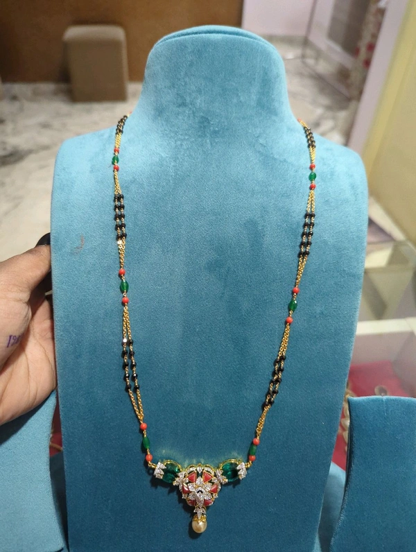 Real Diamond Copy Black Beads  - Vz
