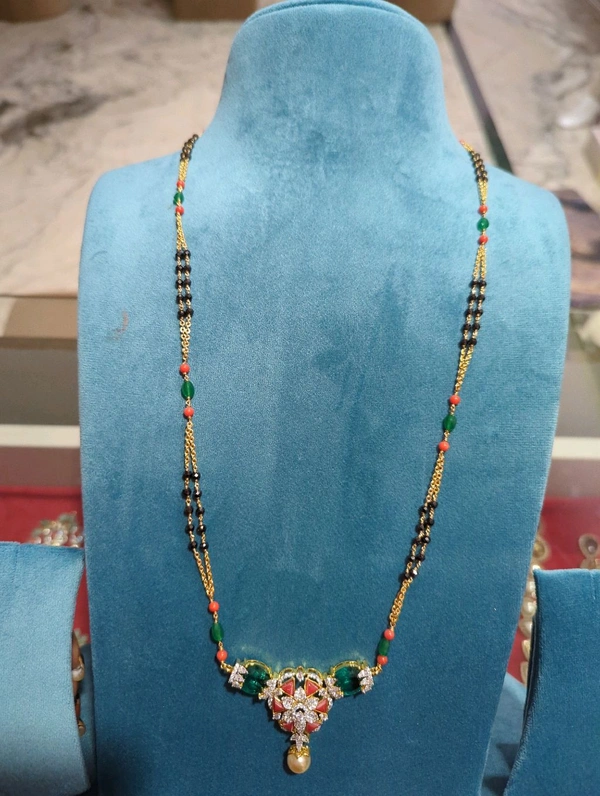 Real Diamond Copy Black Beads  - Vz