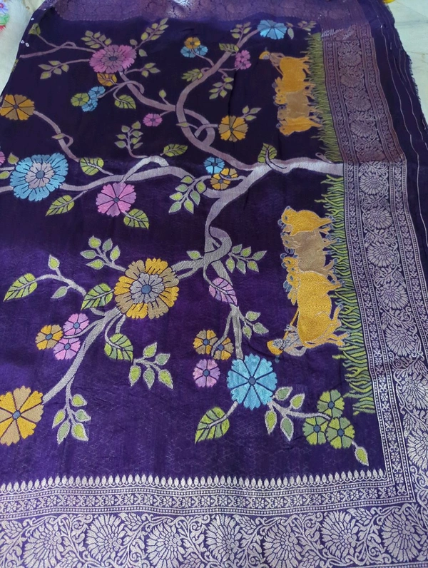 Chanderi Tusser Meena 