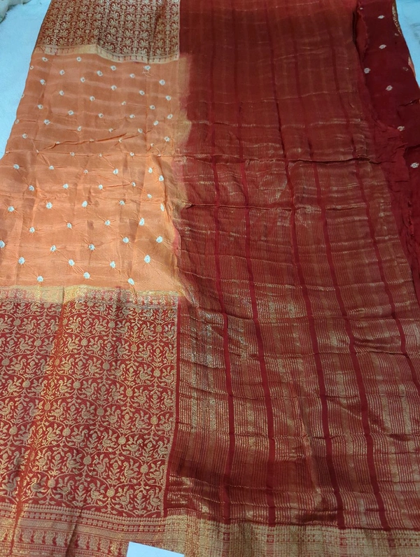 Pure Chiniya Bandini Designer - orange