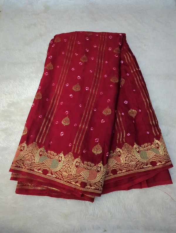 Pure Mushru Bandini - Red