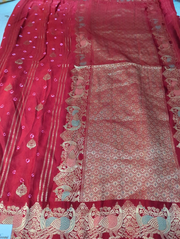 Pure Mushru Bandini - Red