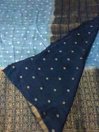 Pure Chiniya Bandini Designer - sky blue