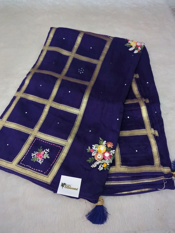 Pure Crepe Designer  - Pigment Indigo