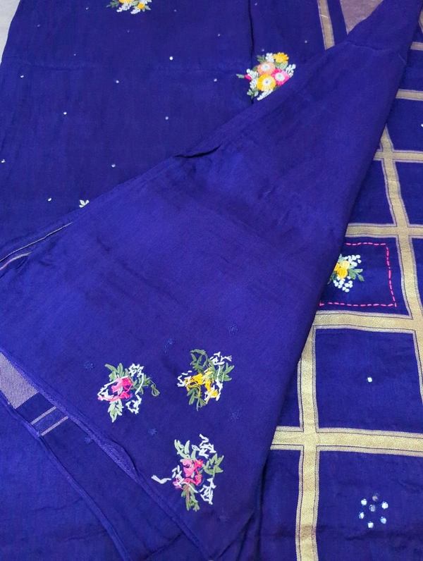 Pure Crepe Designer  - Pigment Indigo