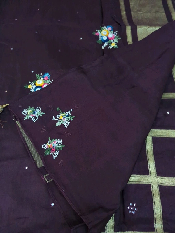 Pure Crepe Designer  - Morocco Brown