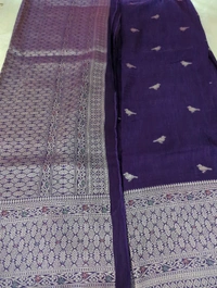 Premium Soft Raw Silk  - Pigment Indigo