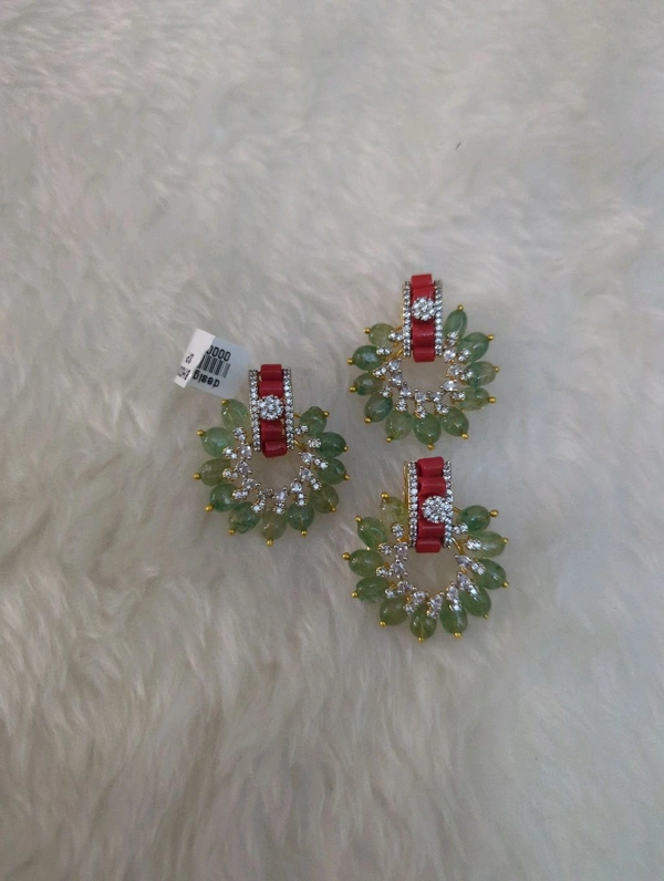 Designer Diamond Copy Pendant Set  - Vz
