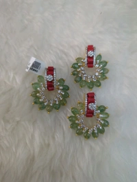 Designer Diamond Copy Pendant Set  - Vz