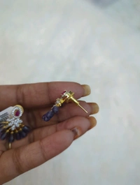 Designer Earrings  - Vz, Red