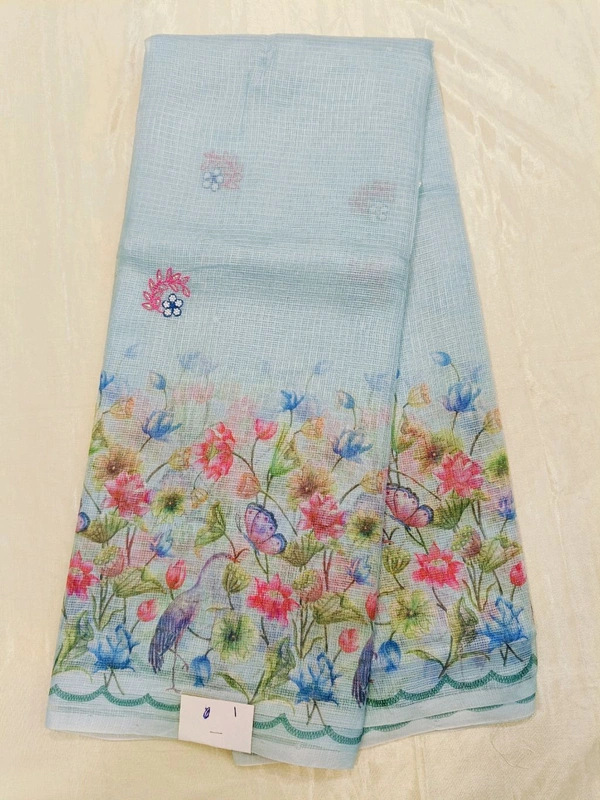 semi silk kota - blue 1