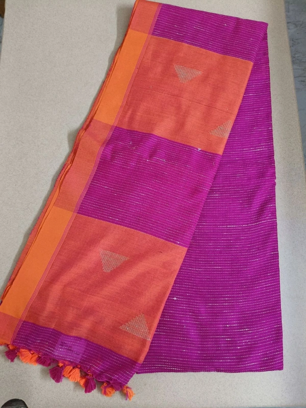 handloom cotton - pink