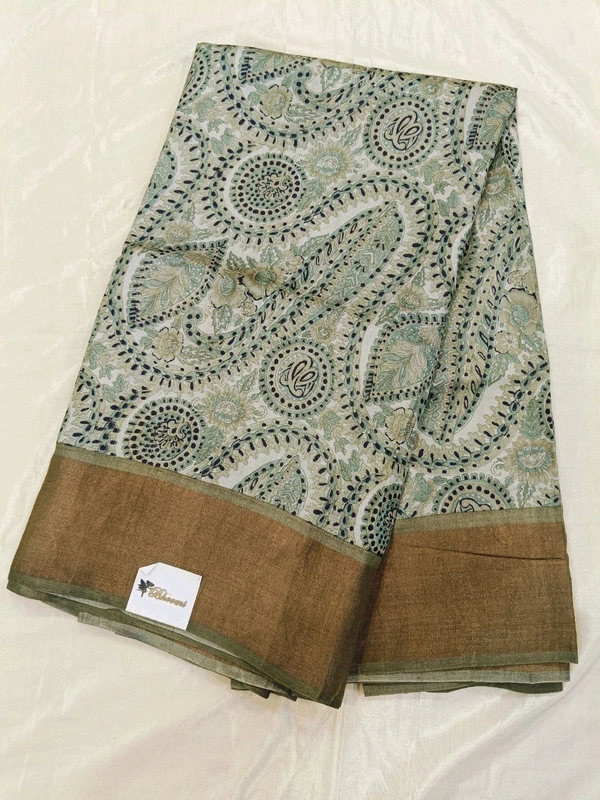 pure tusser - Green