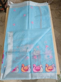 kota embroidaey - sky blue