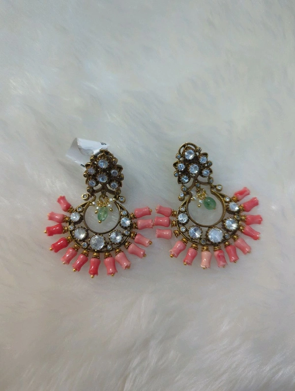 Victorian Chandbalis With Corals