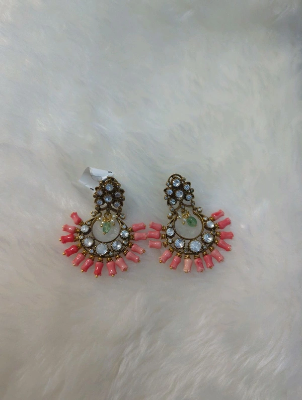 Victorian Chandbalis With Corals