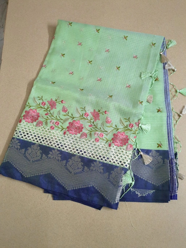 silk kota embroidary