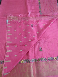 dola hand work - Pink Flamingo