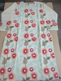 premium designer cotton suit - 42
