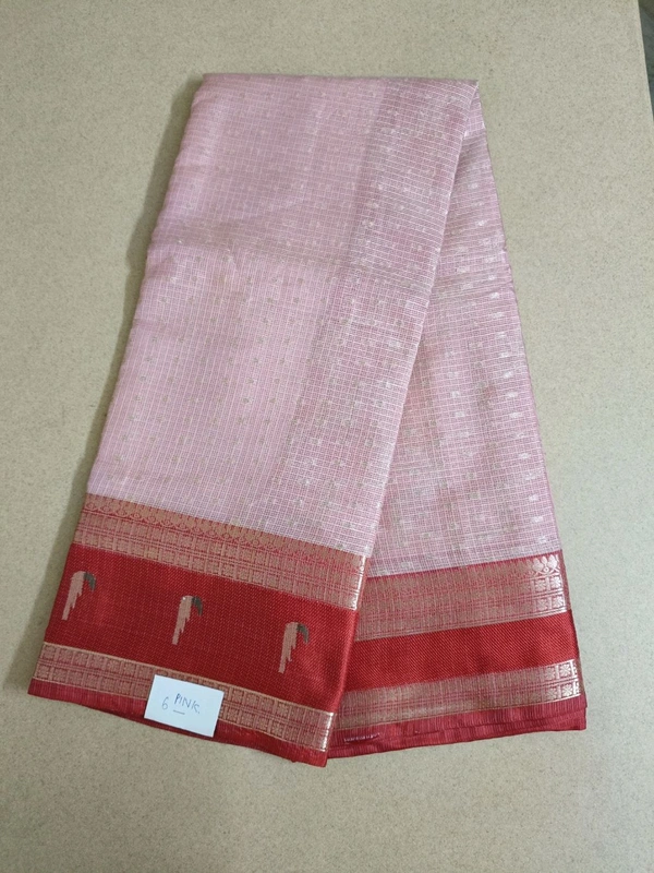 SILK KOTA SAREE - Pink