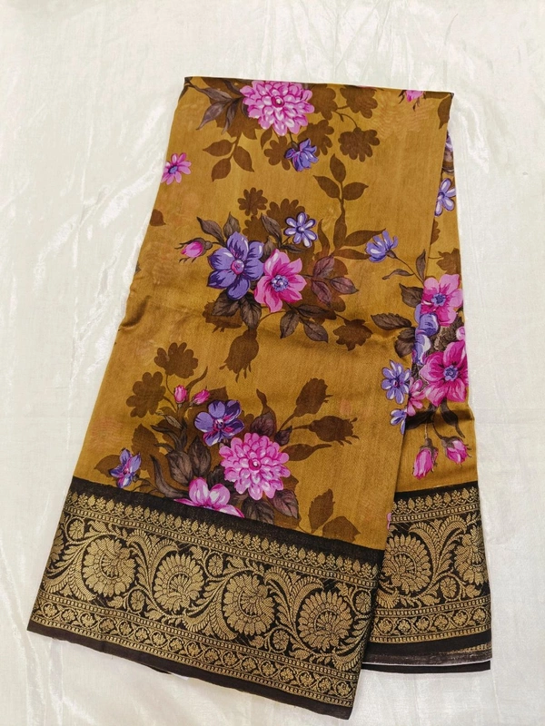 pure chanderi - Raw Sienna