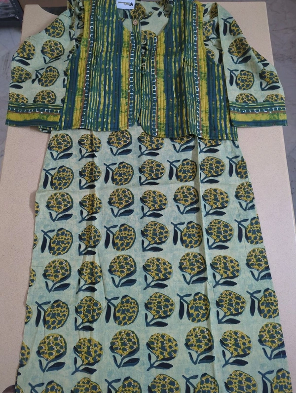 pure cotton with coat - 40
