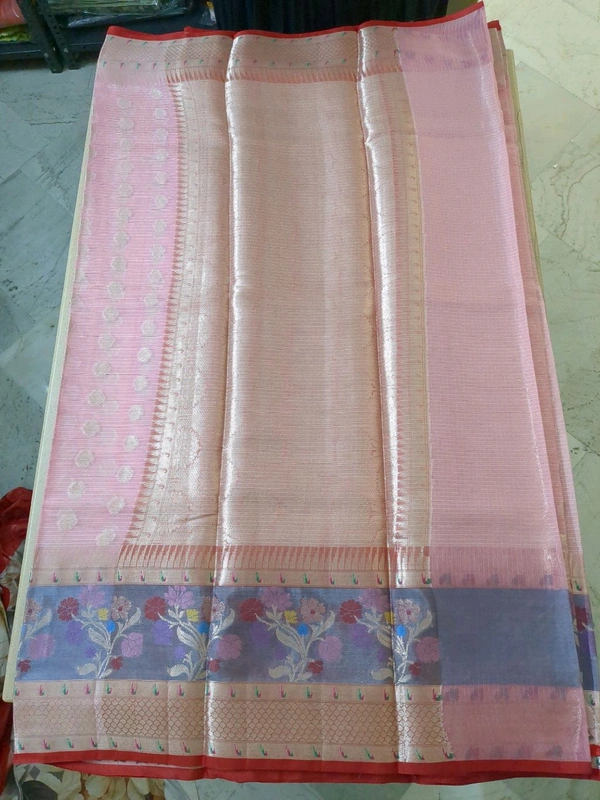 pure cotton kota embroyidry - pink