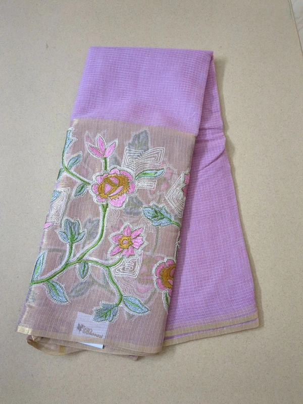 SILK KOTA SAREE - pink