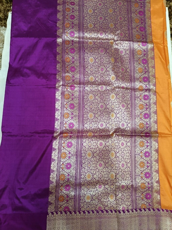 pure katan meenakari - Orange