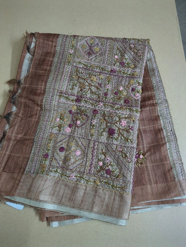 SOFT TUSSER - Brown