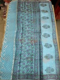kota embroidaey - sky blue