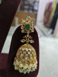 GOLD COPY NECK SET - Green