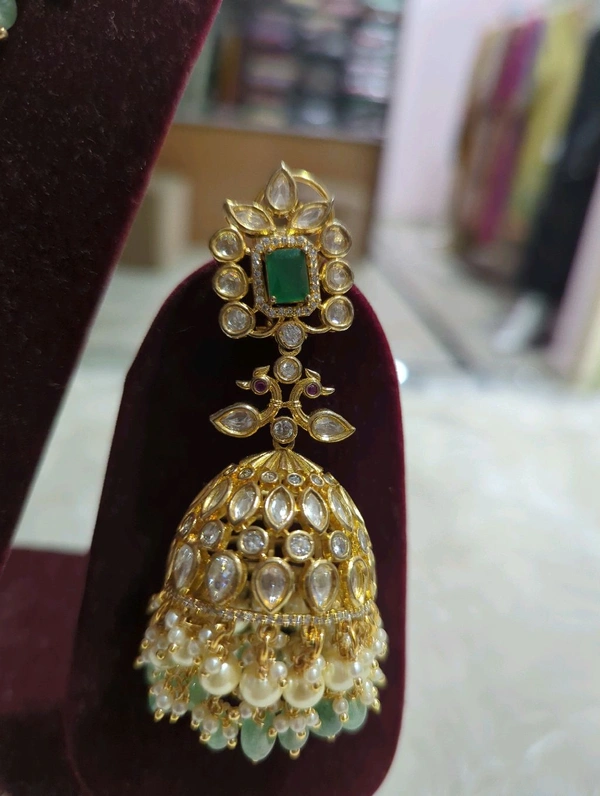 GOLD COPY NECK SET - Green