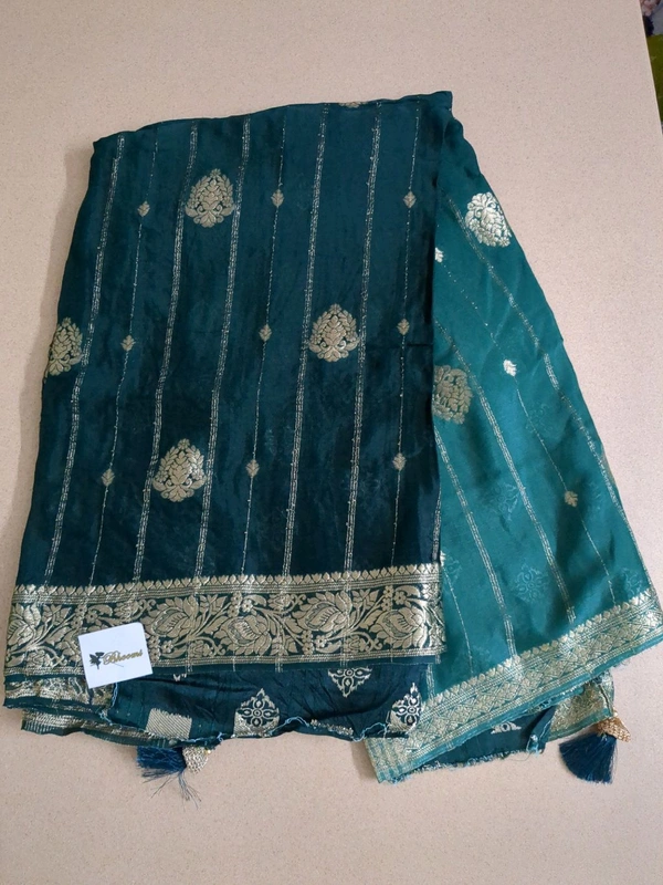 dola chiffon - Teal