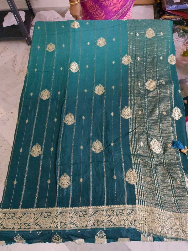 dola chiffon - Teal