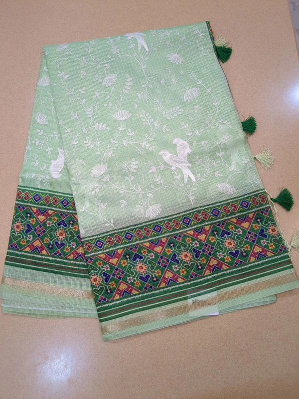 SILK KOTA SAREE - Green
