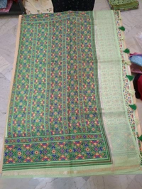 SILK KOTA SAREE - Green