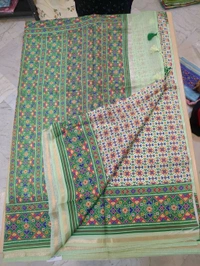 SILK KOTA SAREE - Green