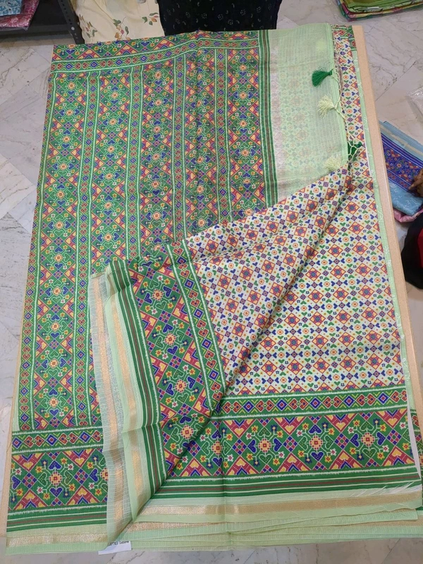 SILK KOTA SAREE - Green