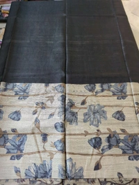 pure desi tusser - Black