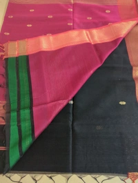 PURE HANDWORK MAHESWARI - Black