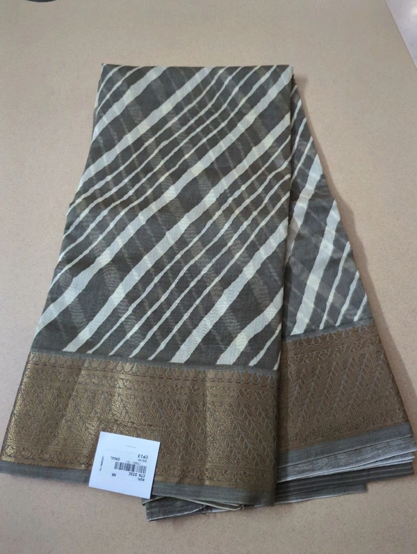 pure chanderi - Gray