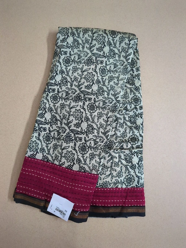 pure chanderi - Black