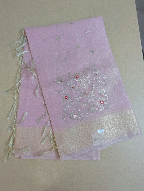 TISSUE LENIN - Blush Pink