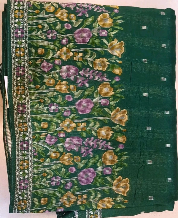 tusser georgette - Japanese Laurel